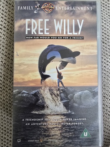 Free willy 1993 vhs film - willy,
