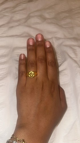 Cherub signet ring - cherub,
