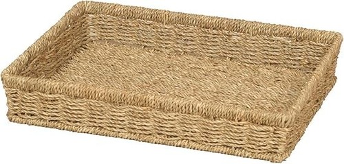 Seagrass basket tray - a4, desk