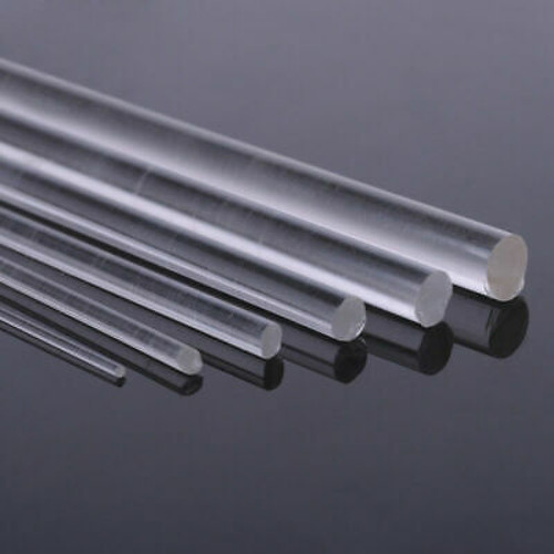 10pcs clear acrylic rod - clear,