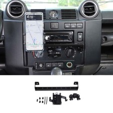 Aluminum Central Console Mobile Phone Holder For Land Rover Defender 2004-2018