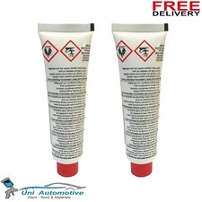 2 Red Car Body Filler Universal Hardener Tube 40G for fibreglass cap paint etc