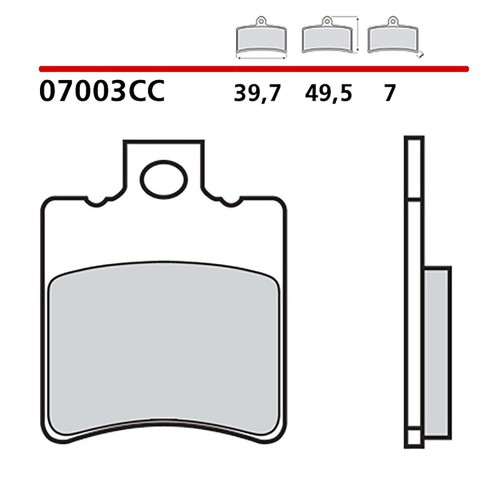 Brembo front brake pads - brembo,