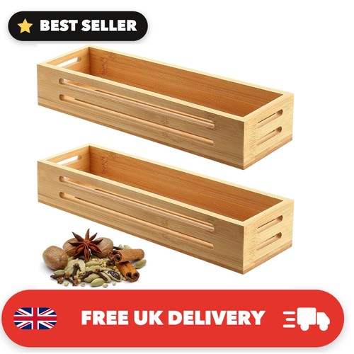 Pcs wooden spice rack wall - wooden,