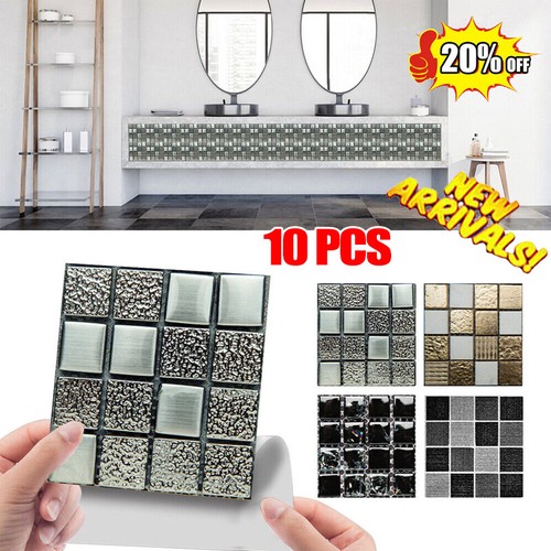 10pcs mosaic tile stickers - 10pcs,