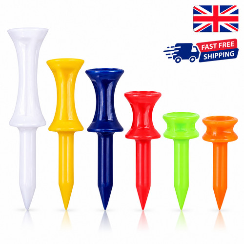 Plastic castle golf tees - plastic,