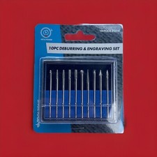 10pc Diamond Burr Bit Set Mini Rotary Drill Tool Fits Dremel Engraving Tools DIY