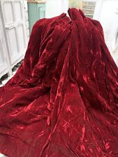 Velvet Curtains, RED  78" W x