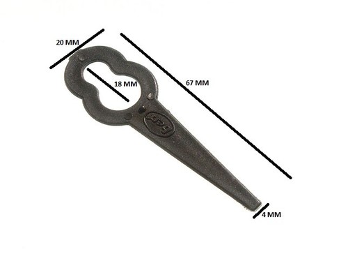 Plastic lawn mower blade - plastic,