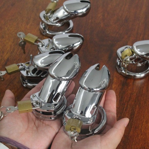 Stainless steel chastity - steel, penis