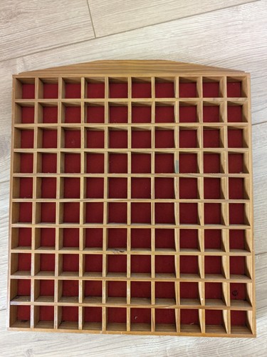 Vintage wooden thimble - wooden, display