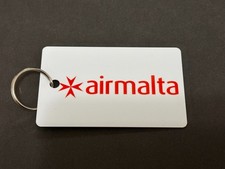 AIR MALTA LUGGAGE TAG KEY RING
