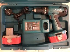 Makita 8391D Cordless 18V Combi Hammer Drill Driver 2 Batteries Charger Case GWO