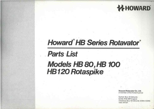 Howard rotavator series - rotavator,