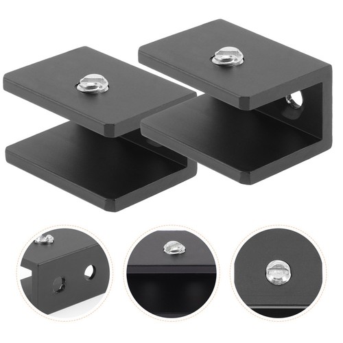 Pcs glass shelf clamp - 8,