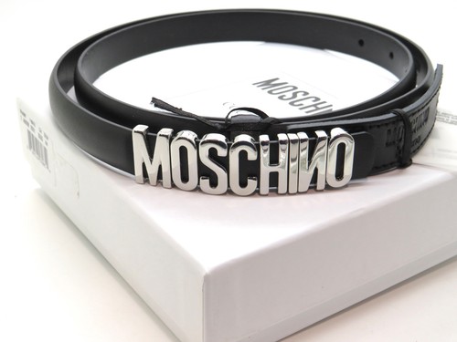 Moschino belt classic black - moschino,