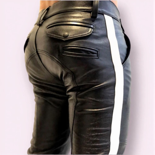 Men leather breeches - leather, /