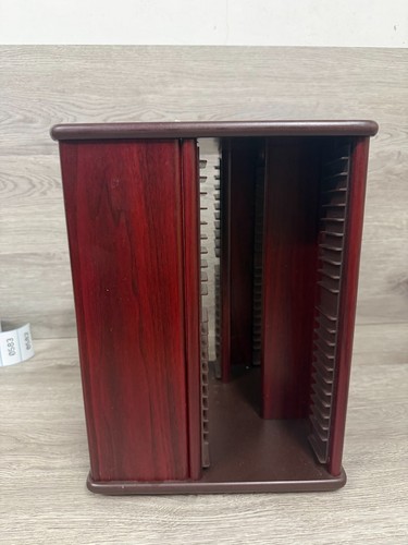 Wooden rotating storage - wooden, cd