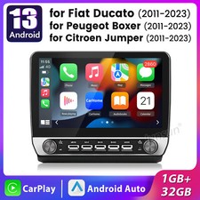 For Fiat Ducato/Peugeot Boxer/Citroen Jumper 10.1" CarPlay Car Stereo Radio Navi