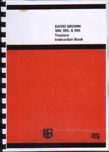 David brown 990 - brown, 990/995/996