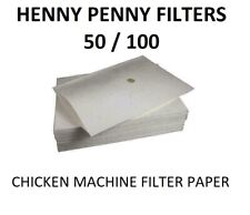 Henny Penny Chicken Machine Oil Filter Paper Genuine 100/50 Sheets Free P&P