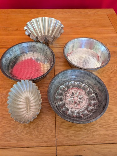 Vintage baking tins - baking, metal