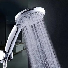 Chrome Shower Head And Hose