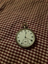 Pocket Watch Nidor Stamped 925 Silver, 50mm