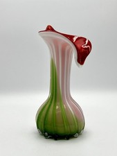 Vintage Murano Style Lily Vase