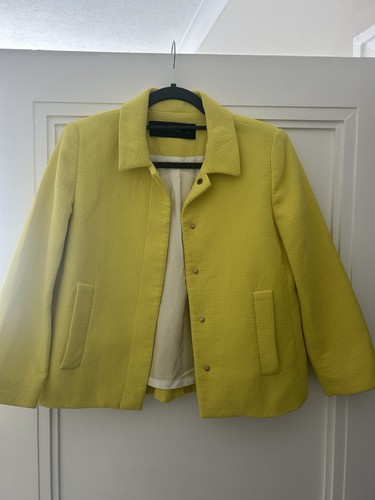 Zara women yellow blazer - zara,