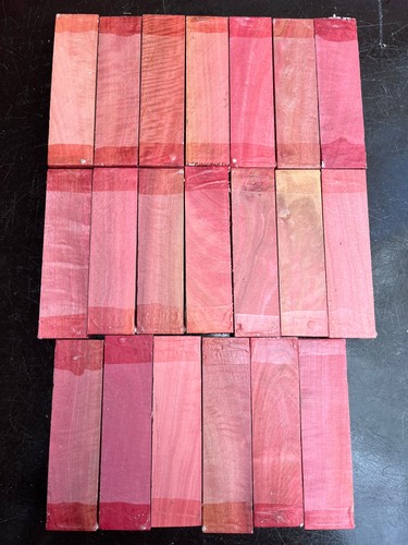 Pink ivory knife scale handle - ivory,