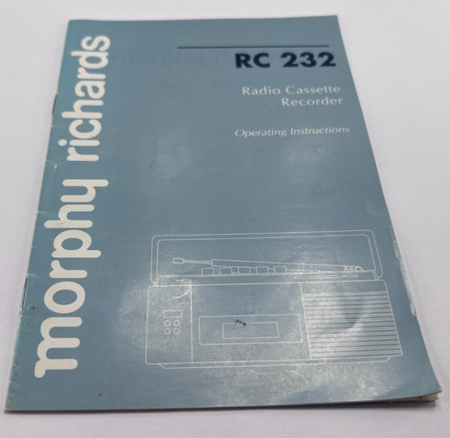 Morphy richards rc232 radio - richards,