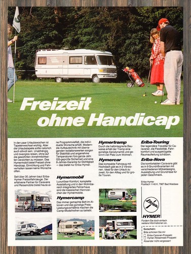 Eriba hymermobil advertising - hymermobil,