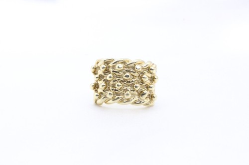 9ct yellow gold keeper - 9ct, ring