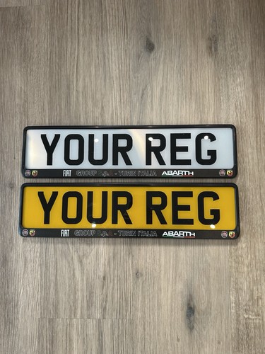 Fiat abarth number plate - abarth,