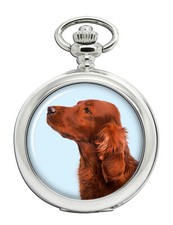 Irish Red Setter Pocket Watch
