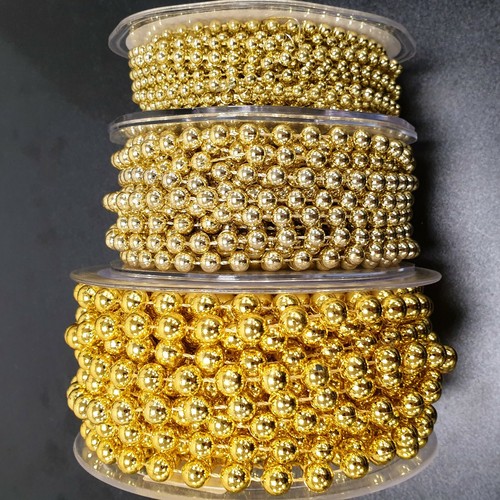 Metallic gold pearl bead - metallic,