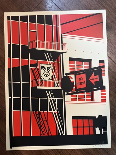 Shepard fairey fire - shepard,