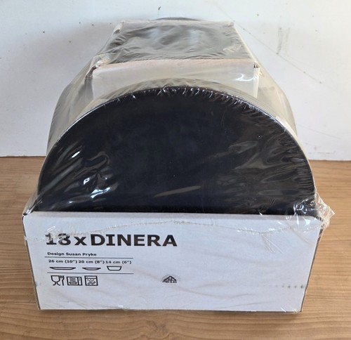 Ikea dark grey dinera - ikea,