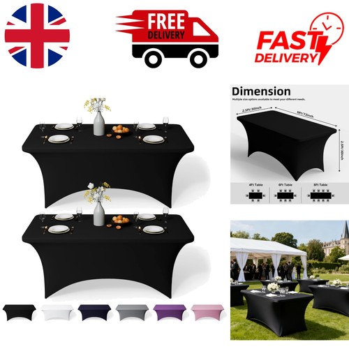 Luxurious 6ft black spandex - black,