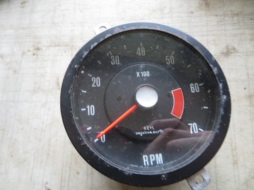 Classic car rev counter gauge - rev,