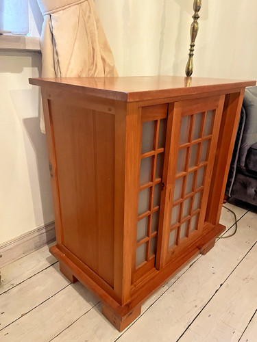 Heavy solid rosewood cabinet - heavy,
