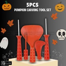 5 Piece Halloween PUMPKIN CARVING Kit TOOL SET DIY Craft Tools Kit Party Scoop