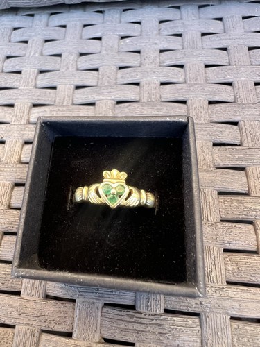 14k claddagh ring solvar - ,