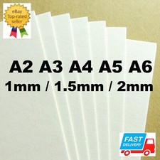 A4 A3 A2 Card Sheets Backing