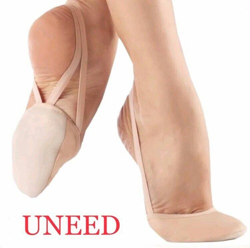 Leather rhythmic shoes toe - leather,