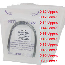 Dental Orthodontic Niti Arch Wire Super Elastic Natural Nature Form Round