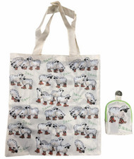 Sheep 'Puddle Jumper' Folding shopping Bag And Pouch
