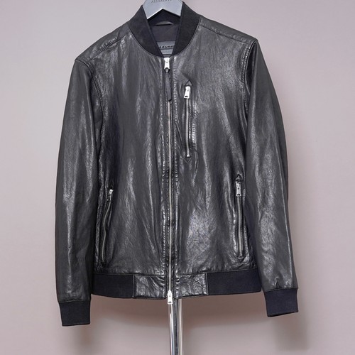 All saints leather jacket - saints,