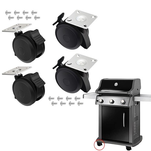 Grill wheel set - wheel, stove